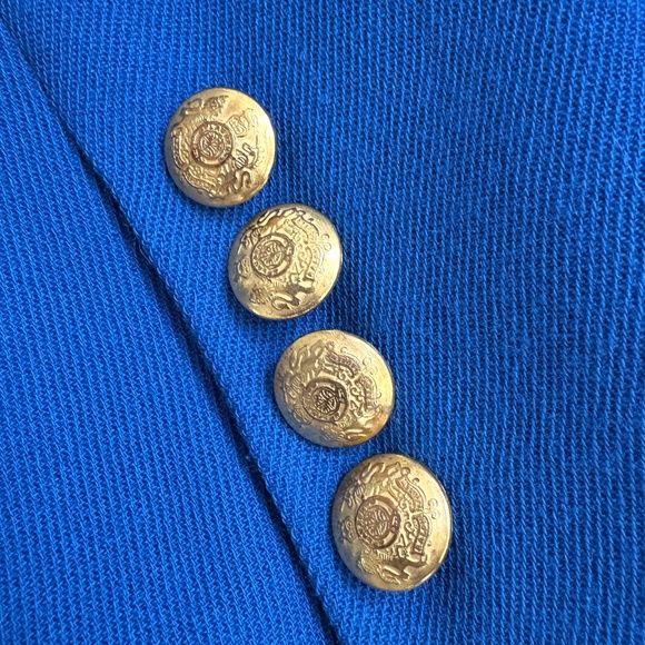 Lauren Ralph Lauren Blue Blazer with Gold Buttons - Picture 5 of 9